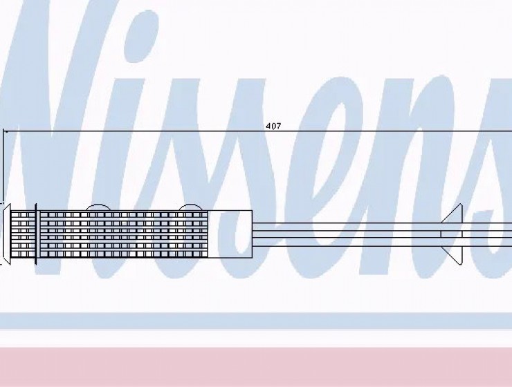 Осушитель кондиционера W211/219 NISSENS